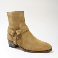 Sendra Chelsea Boots aus schwarzem Wildleder im Bikerstyle