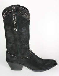15500 Sendra cowboy boots LIA Serr. Negro rivets