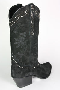 15500 Sendra cowboy boots LIA Serr. Negro rivets