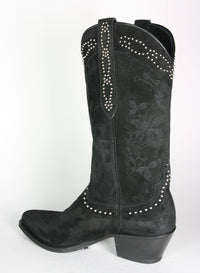 15500 Sendra cowboy boots LIA Serr. Negro rivets