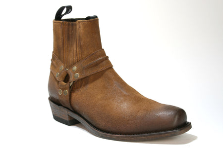 1550 MAYURA Bikerboots Afelpado Tabaco