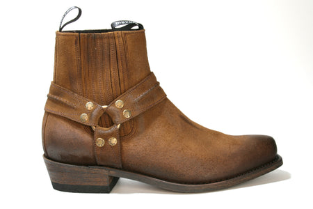 1550 MAYURA Bikerboots Afelpado Tabaco