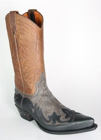 15512 Sendra Boots Pull Oil Negro Vibrant Grigio