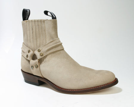 1560-R MAYURA Stiefeletten Bikerstyle Suede Taupe