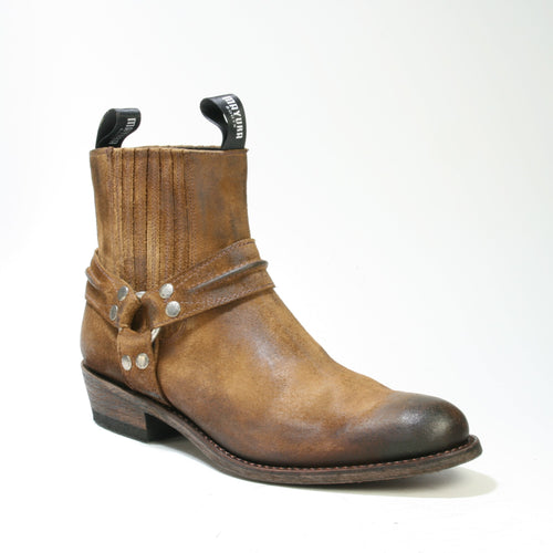 Mayura Chelsea Boots aus gebrushtem Wildleder im Used-Look