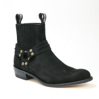 1560-R MAYURA Stiefeletten Bikerstyle Suede Black