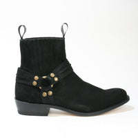 1560-R MAYURA Stiefeletten Bikerstyle Suede Black