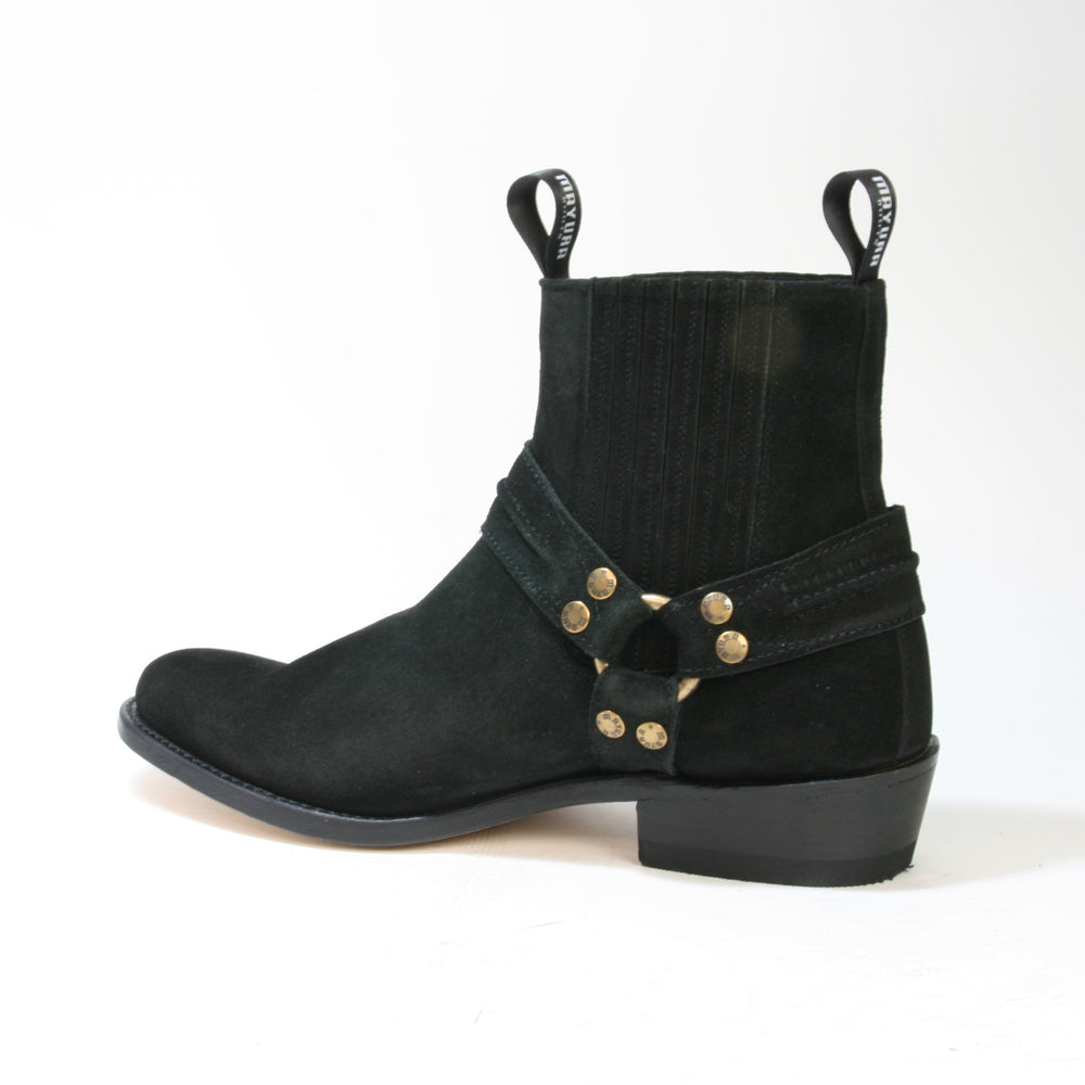 1560-R MAYURA Stiefeletten Bikerstyle Suede Black