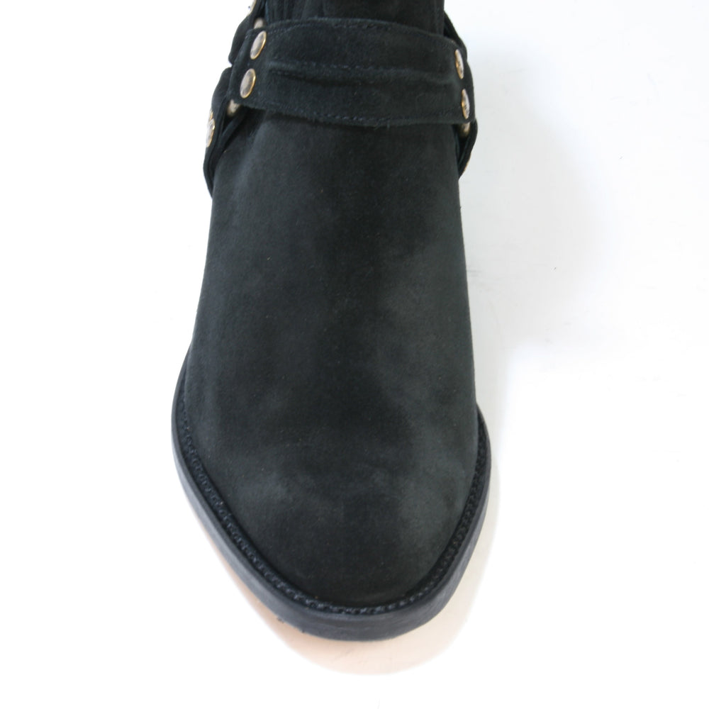 1560-R MAYURA Stiefeletten Bikerstyle Suede Black