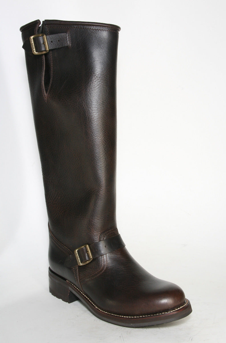 16084 Sendra Boots Langschaftstiefel Wax Castano