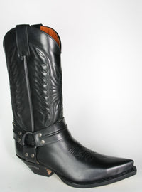 16100 3305 Sendra cowboy boots biker boots negro