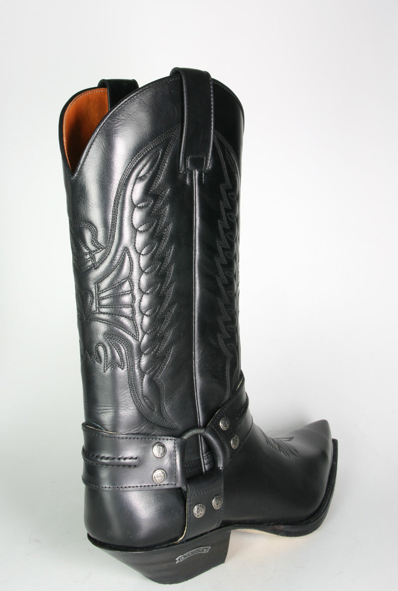 16100 3305 Sendra cowboy boots biker boots negro
