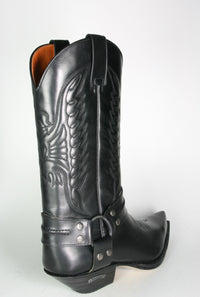 16100 3305 Sendra cowboy boots biker boots negro