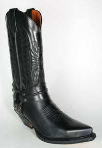 16100 3305 Sendra cowboy boots biker boots negro