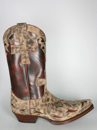 16115 Sendra Boots Leo Print Serr. Imit. Lince Flora Libano