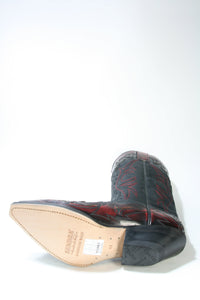 16374 Sendra Boots Cowboy boots Flora Rojo Sprinter Negro