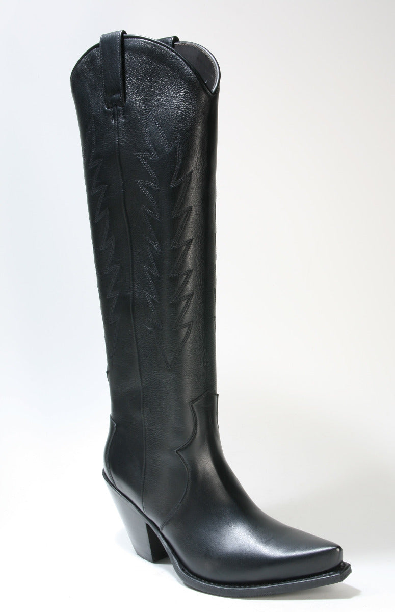 16434 Sendra Cowboy Boots High Shaft GORCA Negro