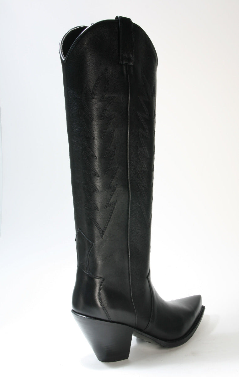 16434 Sendra Cowboy Boots High Shaft GORCA Negro