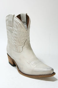 16576 Sendra GENE Salvaje Avorio weiße Cowboystiefel
