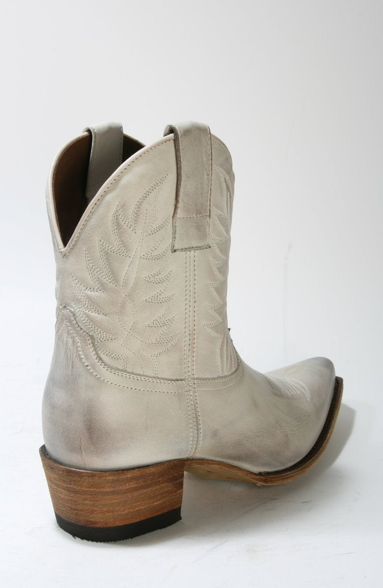 16576 Sendra GENE Salvaje Avorio weiße Cowboystiefel