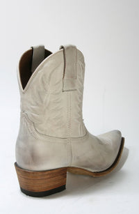 16576 Sendra GENE Salvaje Avorio weiße Cowboystiefel