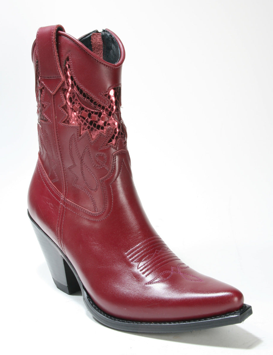 16577 LULA Sendra cowboy boots Rocio Wine
