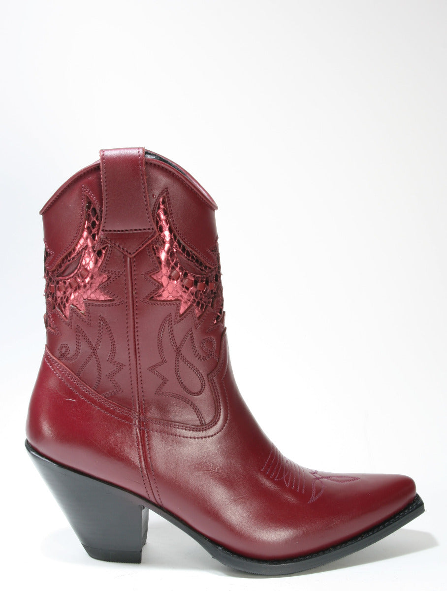 16577 LULA Sendra cowboy boots Rocio Wine