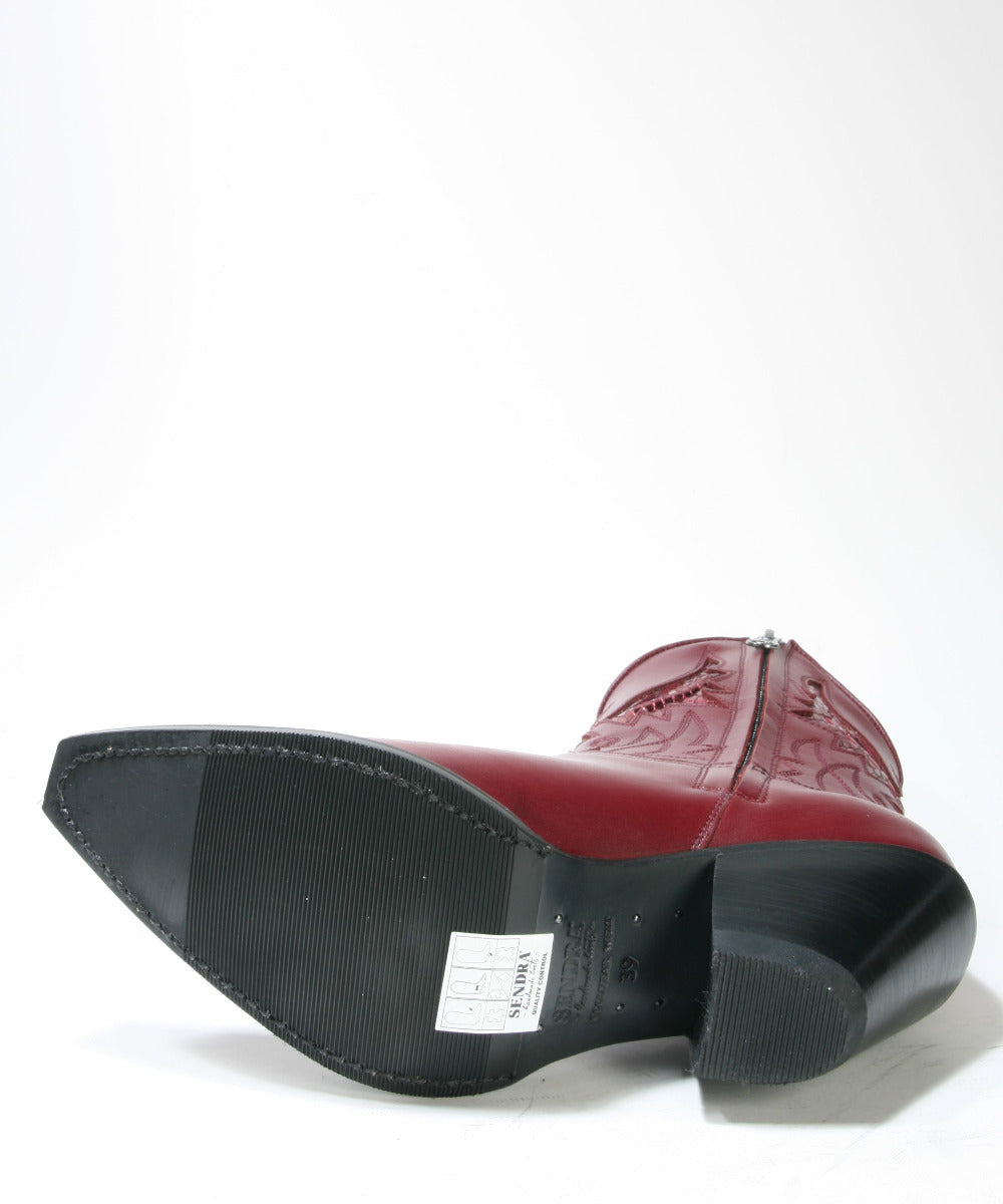 16577 LULA Sendra cowboy boots Rocio Wine