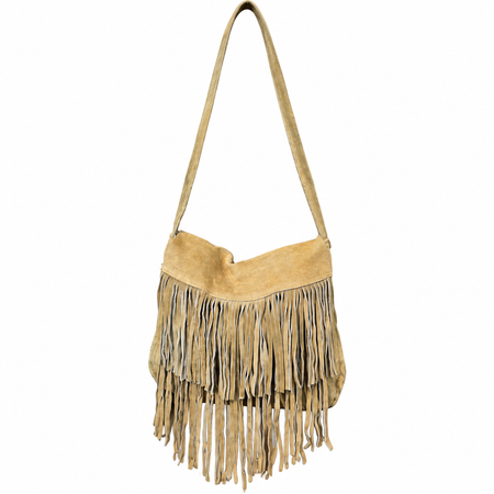 16642 Fransentasche Wildleder
