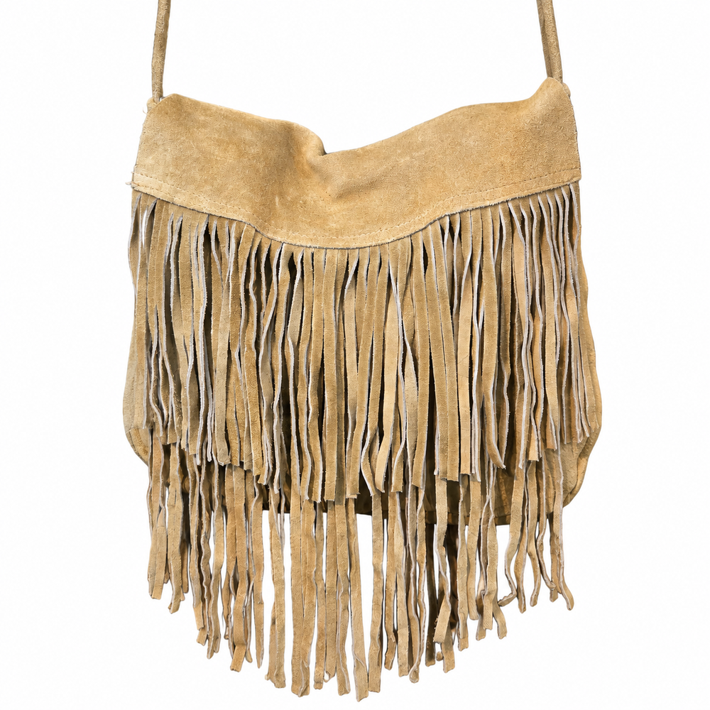 16642 Fransentasche Wildleder