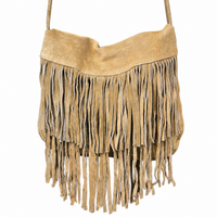 16642 Fransentasche Wildleder