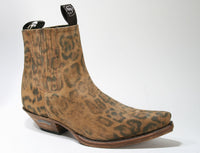 1692 Sendra Stiefeletten Animal Print Serr. Lince Natural