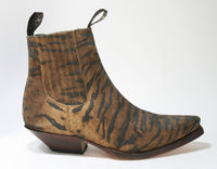 1692 Sendra Boots Animal Print Stiefelette Tigre