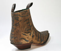 1692 Sendra Boots Animal Print Stiefelette Tigre