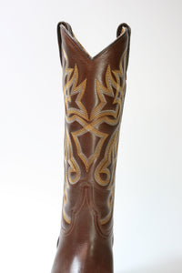 1703 Tony Mora Cowboystiefel braun rund