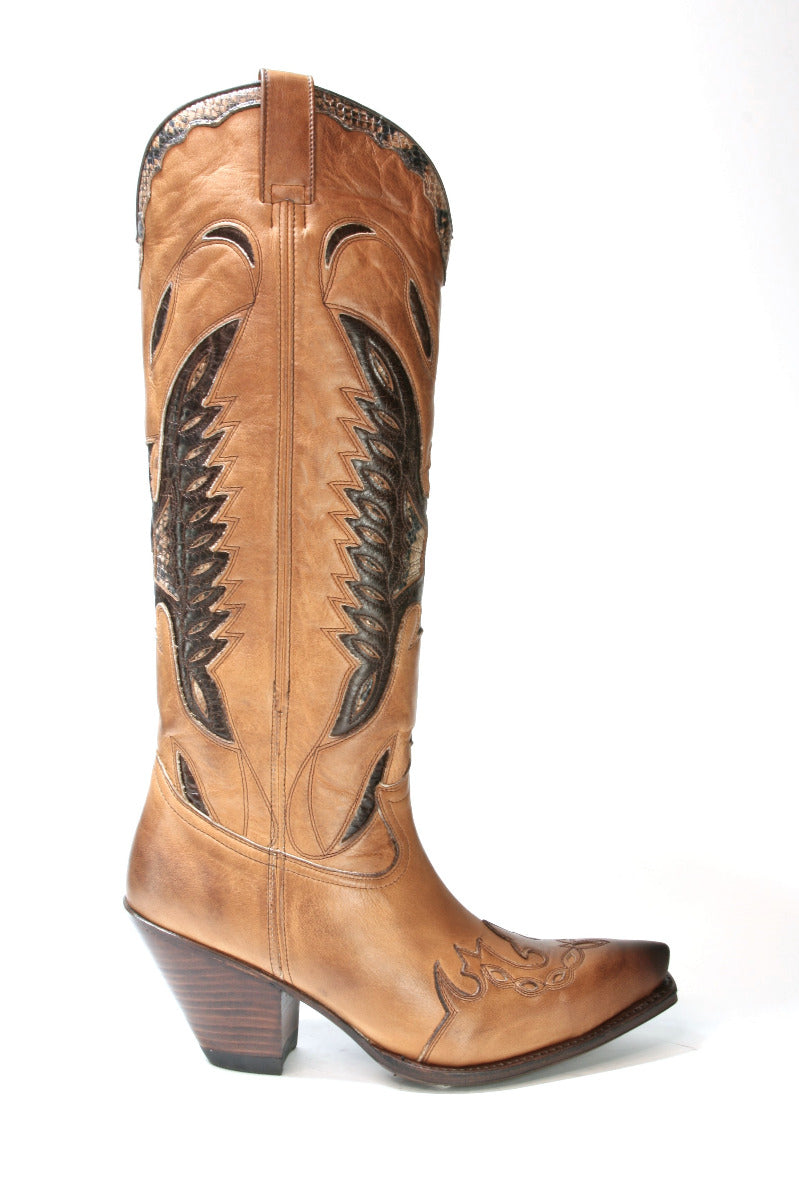 17295 GORCA Cowboystiefel Salvaje Miele