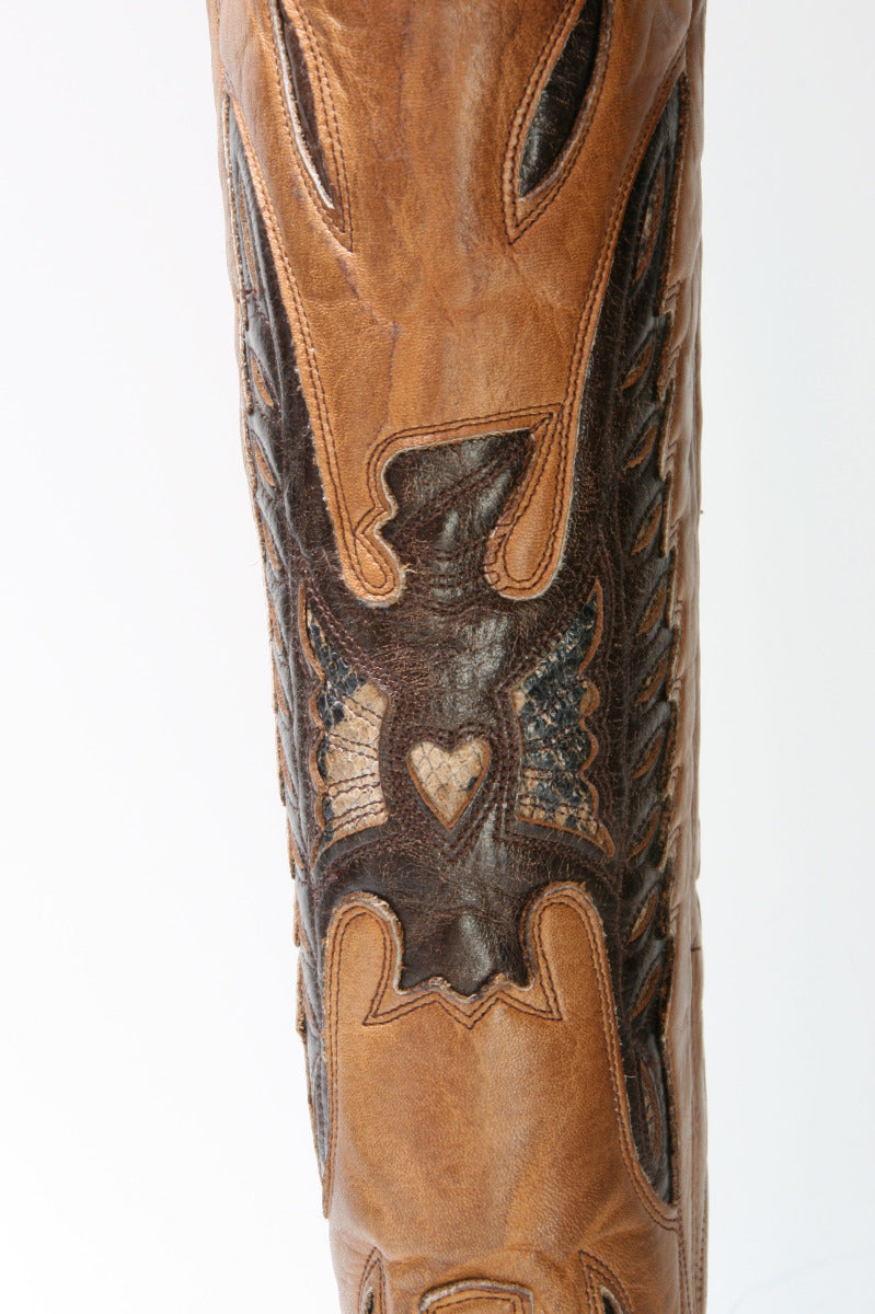 17295 GORCA Cowboystiefel Salvaje Miele