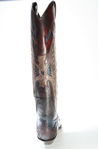 17355 Sendra Boots Hochschaftstiefel Hurricane Rojo Hurricane Marfil