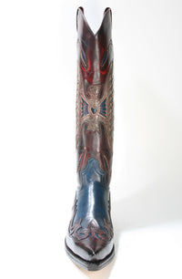 17355 Sendra Boots Hochschaftstiefel Hurricane Rojo Hurricane Marfil