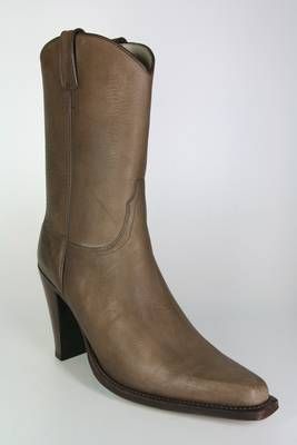 1776 Tony Mora Cowboystiefel Nubuk Moka