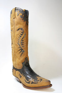 17880 Sendra Boots Hochschaftstiefel Serr. Camello