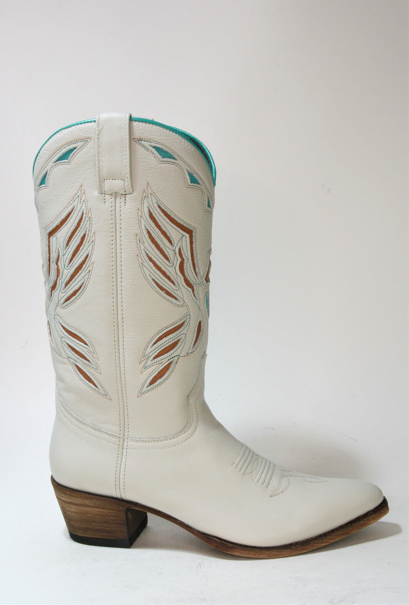 18056 Sendra Boots LIA Salvaje Avorio Lavado