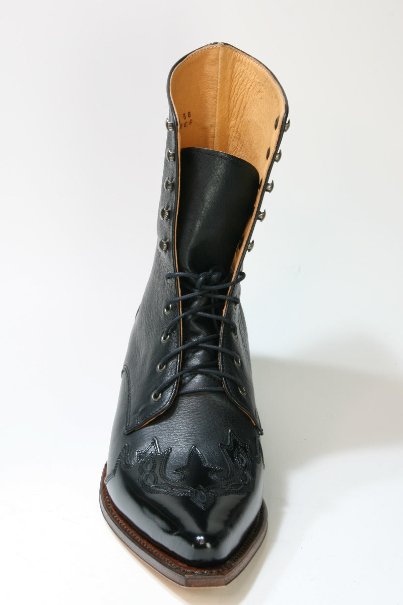 18659 Sendra Schnürstiefel Flora Negro Salvaje Negro