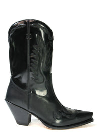 18839 Sendra Cowboystiefel GORCA Flor. Negro Sprinter Negro