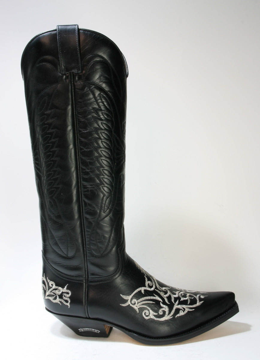 19086 Sendra Boots Hochschaft Cowboystiefel Ciclon Negro
