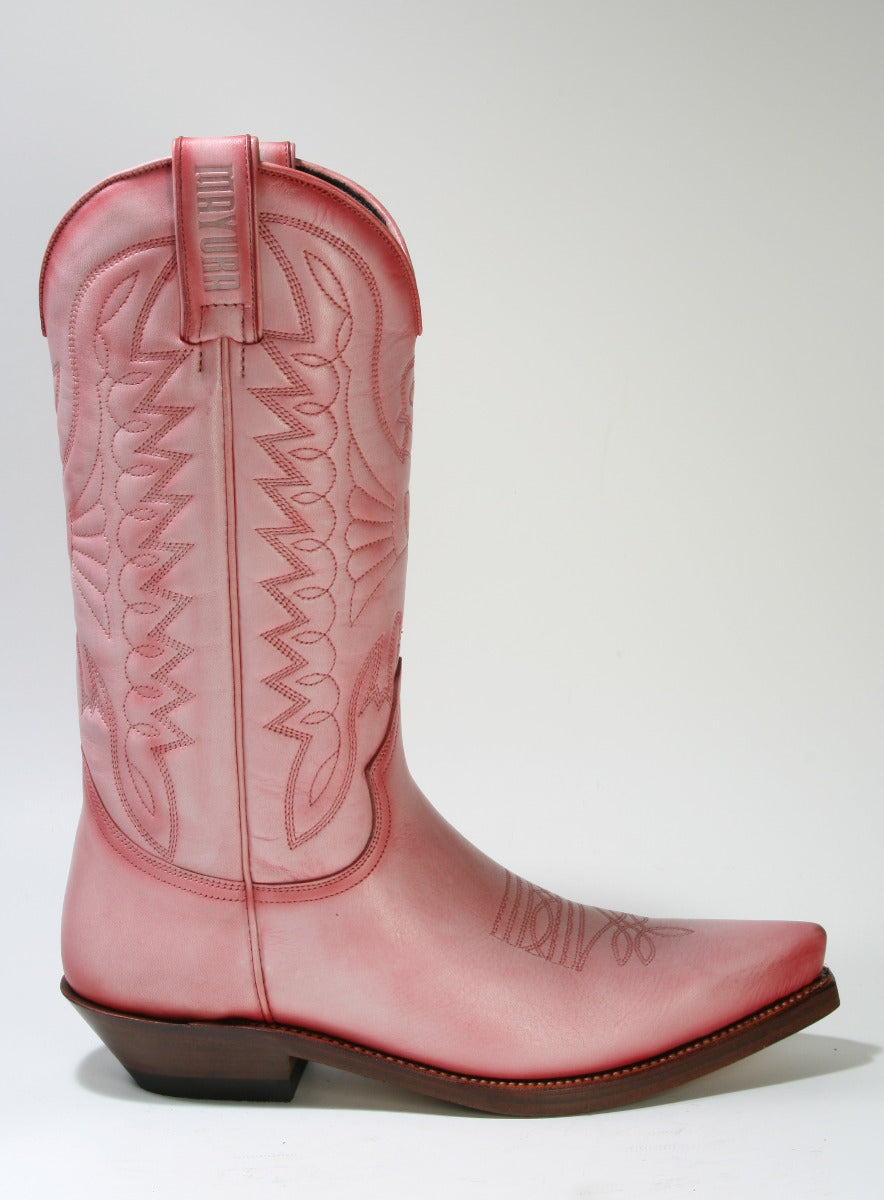 1920 Mayura Cowboy Boots Vintage Pink