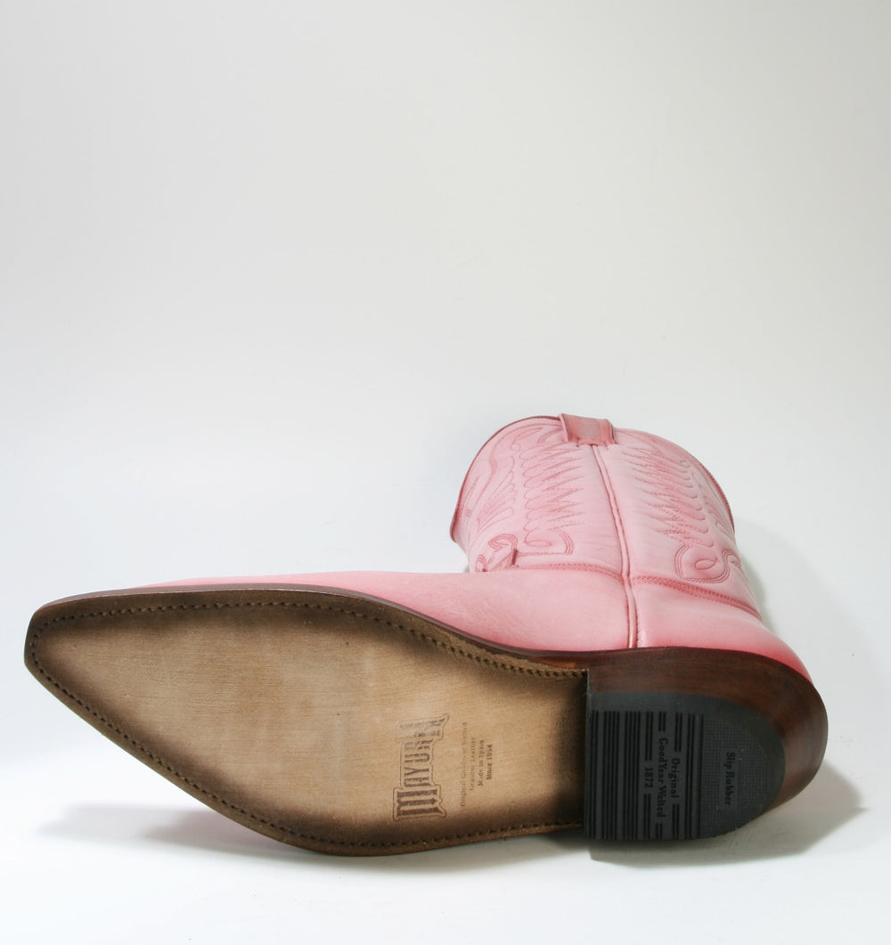 1920 Mayura Cowboy Boots Vintage Pink