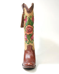 1Z24PH Cuadra Stiefel Python Tamarindo Telar Many