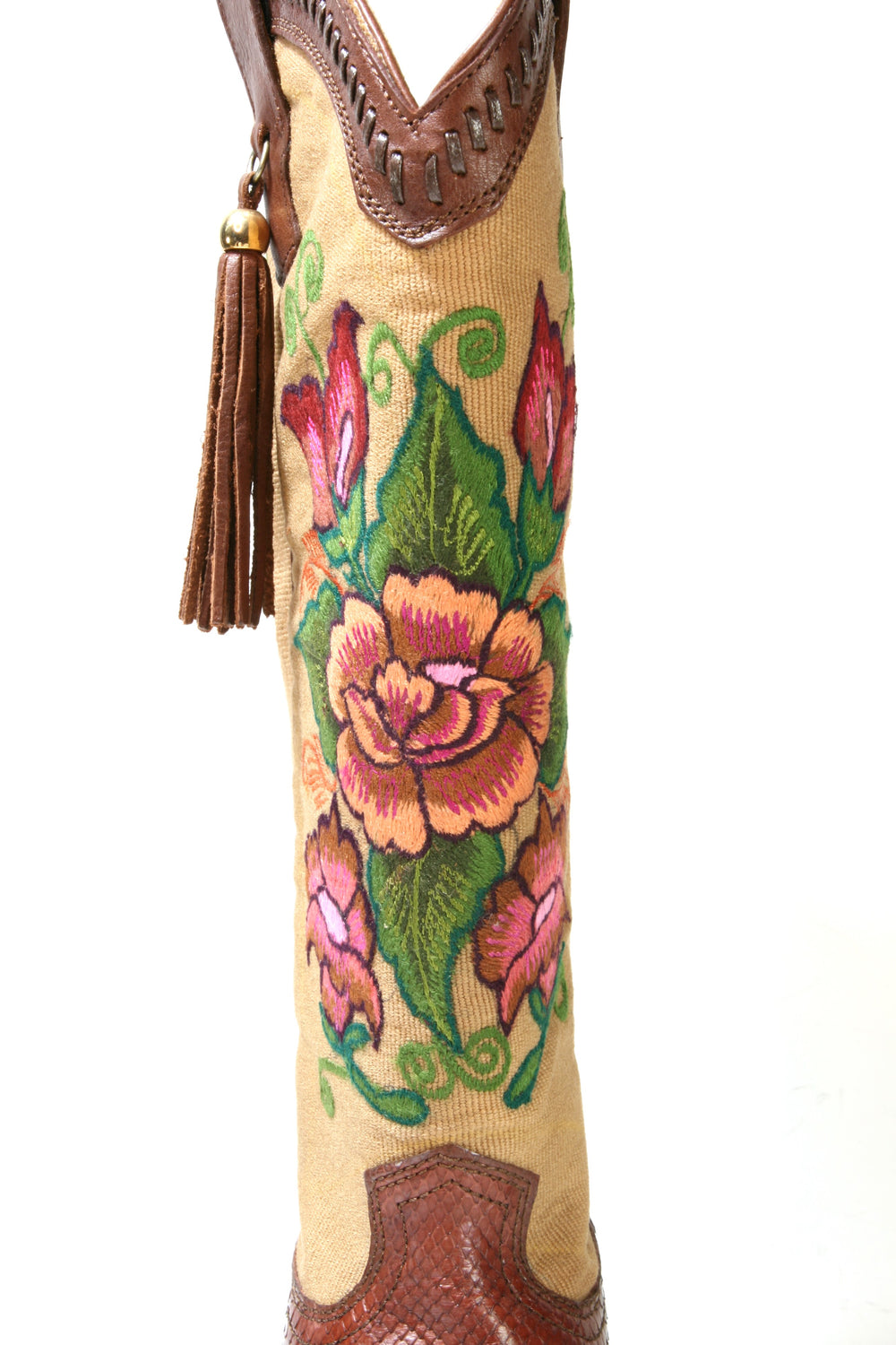 1Z24PH Cuadra Stiefel Python Tamarindo Telar Many