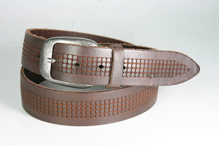 2026 Ledergürtel Brave Heart Dark Brown